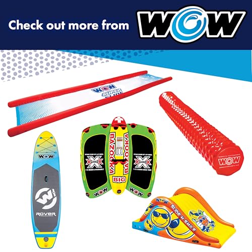 Wow Sports Thriller Towable Deck Tube for Boating Adults, Tubing Boat Inflatable for Water Sports - size: 1 person