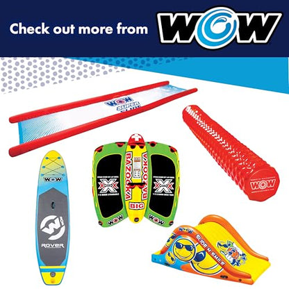 Wow Sports Thriller Towable Deck Tube for Boating Adults, Tubing Boat Inflatable for Water Sports - size: 1 person