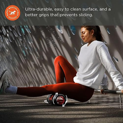 Tiger Tail Bundle: 18in Portable Massage Stick Portable Roller + Tiger Ball 5.0 Foam Roller Ball + The Big One Foam Roller