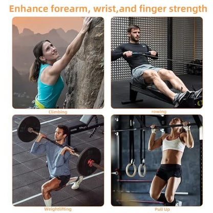 Pinch Block Grip Strength Set : Pinch Trainer Grip with Loading Pin for Finger Forearm Hand Strength Rock Climbing Strengthener Training Workout Equipment