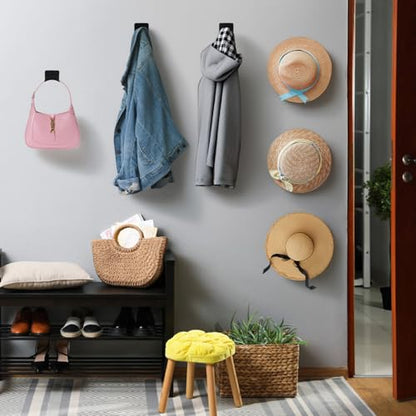 60pcs headphone hanger wall headphone hooks wall mounting hooks Adhesive Gaming Headset Holder Hook playroom for hanging hat hook hats organizer for closet headband holder hat holders