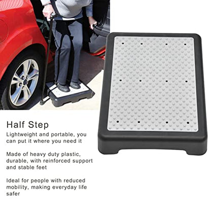 Anti Slip Half Step Stackable Elderly Mobility Step Stool for Household Garden Small Step Riser Platform