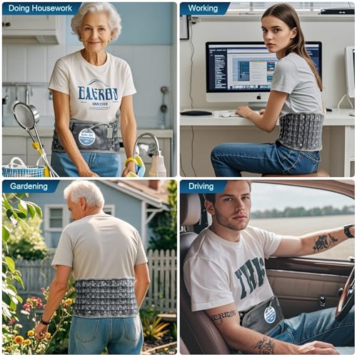 HONGJING Electric Pump Decompression Belt for Lower Back Pain Relief
