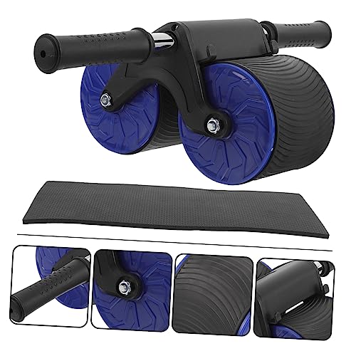 UKCOCO 1Set Abdominal Wheel Roller Automatic Rebound Abdominal Training Equipment for Home Gym Skid Texture for Muscle Workout Versatile Ab Exercise Tool