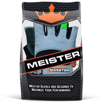 Meister Wrist Wrap Weight Lifting Gloves w/Gel Padding