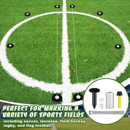 1 Set Soccer Field Marking Kit Athletic Field Layout Systems Kits for Football, Baseball, Soccer & Other Sports Supplies, Perfect for Striping Straight Lines