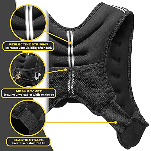 Philosophy Gym Weighted Workout Vest, Strength Training Fitness Body Weight Vest