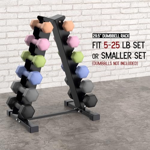 Dumbbell Rack Compact Weight Rack for Dumbbell, Kettlebell, Barbell, Heavy Duty Weight Storage Organizer
