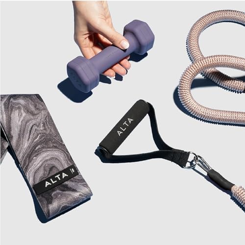ALTA Booty Bands for Women - Premium Non-Slip Fabric Resistance Bands for Working Out - Cloth Resistance Bands for Legs, Fabric Exercise Bands, Leg Bands for Working Out Women, Looped Hip Bands Set