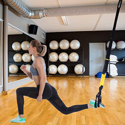 Sumind 4 Pieces Door Resistance Bands Cable Door Foam Exercise Training Strap for Workout Fitness