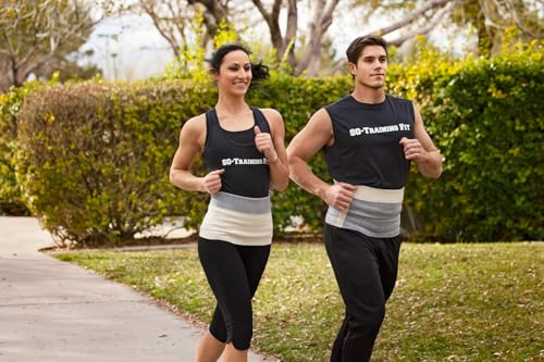 #1 Pro Warming Belt - Compression Support for Lower Back & Lumbar, Comfort During Training & Daily Activities, for Men & Women. (0, Off White)