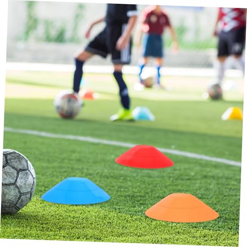 Football Basketball Logo Disc Cones 25pcs Reusable Agility Training Equipment for Soccer Basketball Drills