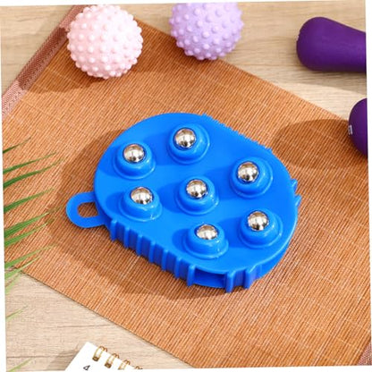 GLEAVI Palm-Shaped Cellulite Massager Gloves with 7 Metal Roller Balls 3-Pack Body Massage Roller for Muscle Pain Relief and Full Body Relaxation