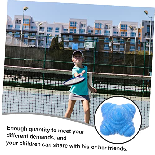 6-Piece Agility Reaction Balls Set Hexagonal Training Balls for Hand-Eye Coordination Speed and Reflex Training Indoor Fitness Equipment for Athletes