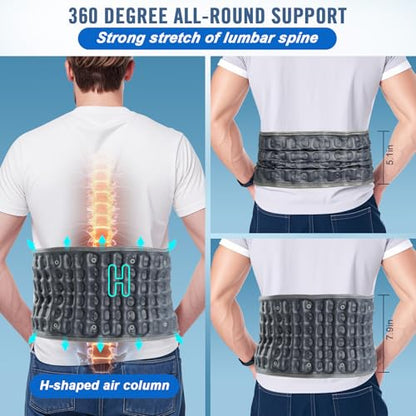 HONGJING Electric Pump Decompression Belt for Lower Back Pain Relief