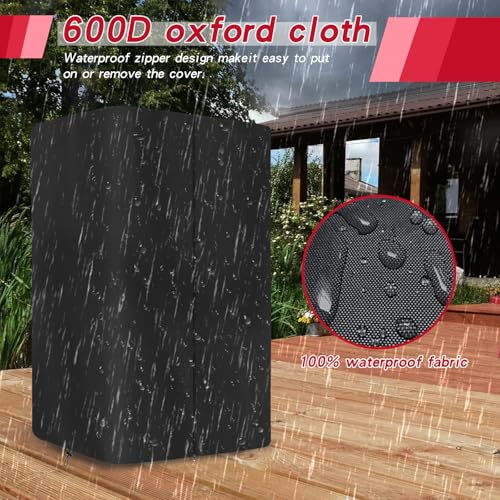 Gym Rack Cover Squat Rack Cover, Heavy-Duty 600D Oxford Power Cage Cover with Zipper, Waterproof Dustproof UV Protection – Gym Equipment Cover for Home Gym