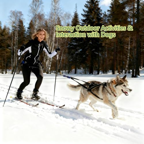Weight Pulling Dog Harness for Dogs - Dog Pulling Harness for Sled & Running Training (Forest Green,L)