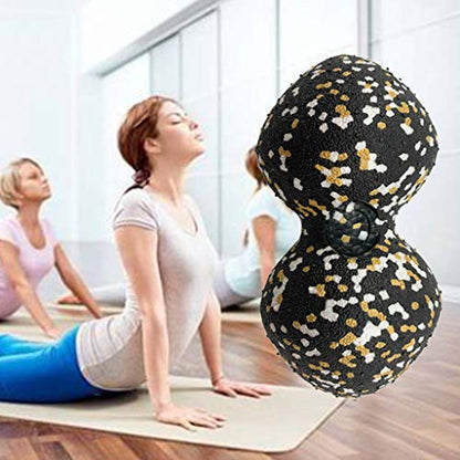 ljhnba Mini Peanut Massage Ball Foam Roller Deep Tissue Massage Tool Double Massage & Mobility Ball Easy to Use