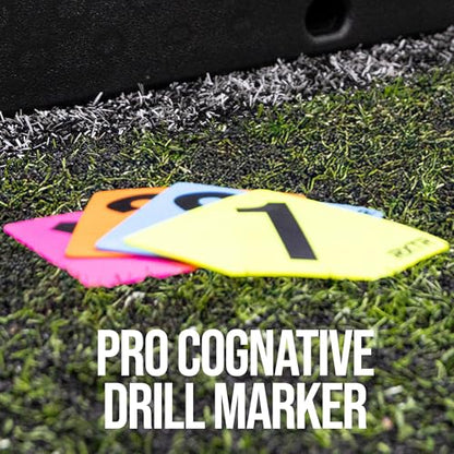 RXTR Reaction Training Light - Smart Soccer Training Device with Real-Time Scoring, Built-in Drills, Compatible with QUICKPLAY Rebounder Boards, No App Required