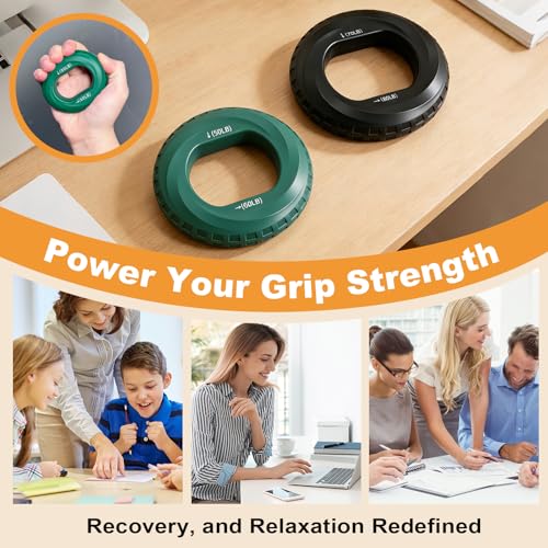 2PCS Weighted Ropeless Battle Ropes for Home Gym, Heavy Duty Portable Cordless Battle Rope with 2 Grip Strengtheners & Poster, Quiet Battle Rope Sticks for HIIT, Strength & Cardio Men & Women