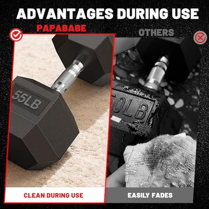 Hex Dumbbell Sets with Rack, 85-560lb Dumbbell Weight Set & Storage Rack - size: 260lb (5, 15, 20, 25, 30, 35lb)x2& Rack