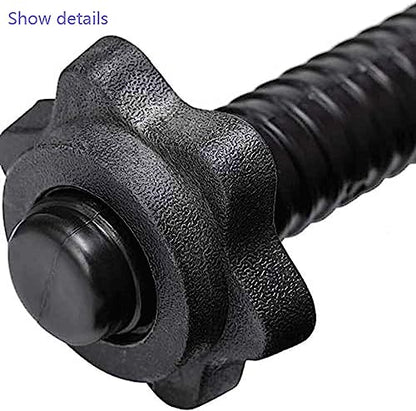 Dumbbell Collars 1 inch Dumbbell Hex Nut Barbell Collar Clamps Weight Clips for Dumbbells,Spinlock Collars for 1 Inch Standard Barbells Bars Sports Weight Lifting Fitness