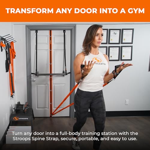 Spine Strap Door Anchor for Slastix Resistance Bands | Provides Multiple Anchor Points for Strength Training and Versatile Home Workouts