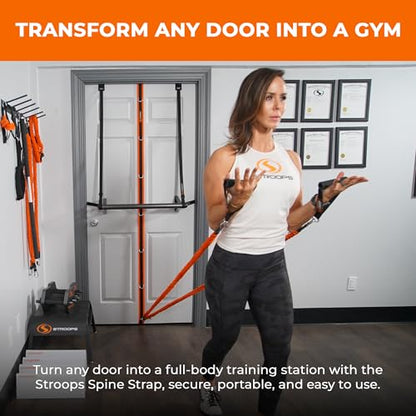 Spine Strap Door Anchor for Slastix Resistance Bands | Provides Multiple Anchor Points for Strength Training and Versatile Home Workouts