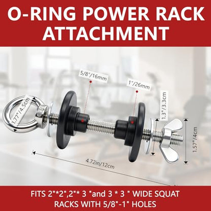 2Pack Resistance Band Pegs 304 Stainless Steel Band Anchors Heavy Duty Band Hooks with Variable Diameter Hole Plug Suitable for Power Rack with 5/8"-1"Hole,Strength Traning,Fitness,Physical Therapy