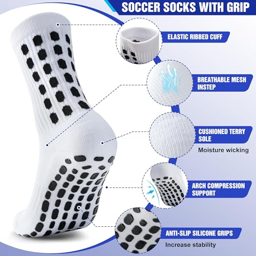 Soccer Training Mat with Video Guide & Grip Socks | 47“x32” Footwork Agility Mat for Ball Control & Speed | Non-Slip Soccer Practice Mat for All Ages, Home, Gym | Includes Training Equipment & Guide - style: 5-in-1 Ultimate