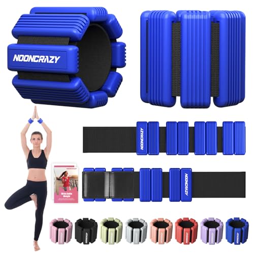 Pilates Wrist Ankle Weights for Women, Wearable Strong Arm & Leg Weights Set of 2(1 lb/2.2 lbs Each), Adjustable Ankle Weights for Walking, Yoga, Dance, Barre, Gym - color: Blue, size: 2 Lbs Pair (1lbs Each)