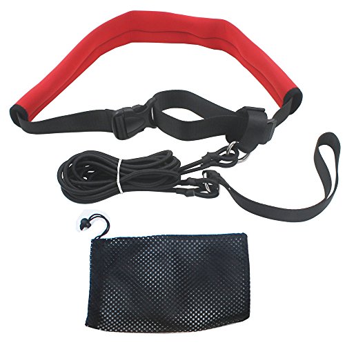 2.0M Pool Swim Training Leash Swim Training Belt Swim Resistance Tether
