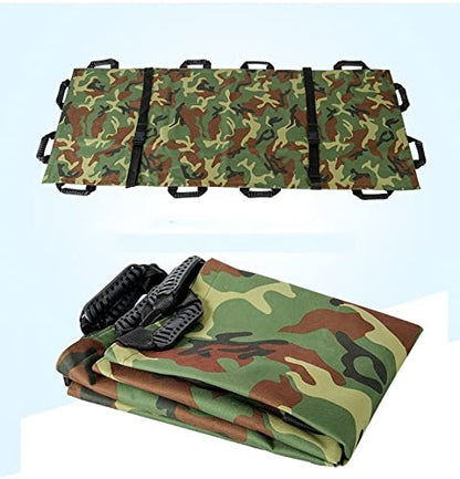 Waterproof Portable Stretcher - Soft Folding Emerncy Stretcher with 12 Handles for Hospitals, Sports Venues & Ambulance - Lifesaving Transfer Board - size: B