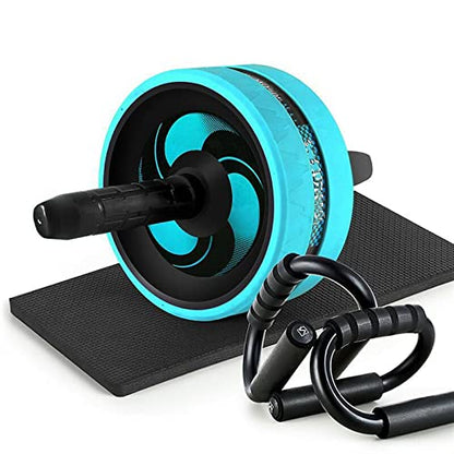 Ab Roller Wheel for Abdominal Exercise Ab Wheel Workout Equipment,Home Sports Pulleys Abdomen Fitness Equipment Beginner Vest Line Female Roller Abdominal Wheel,Perfect Home Gym Equipment for Me - size: B
