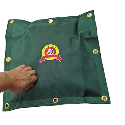 Canvas Wall Bag for Wing Chun Kung Fu Boxing Training Punch Bag Striking Sand Bag - color: New Green