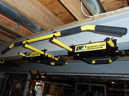 5-grip I-beam Yellow/Long Bent Bar - Pull up Bar/Chin up Bar