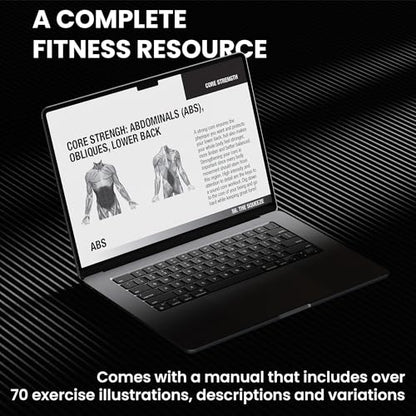 Resistance Bands Workout Kit | Exercise Bands, Door Anchor, Handles, Carry Bag, Straps | Resistance Training, Physical Therapy