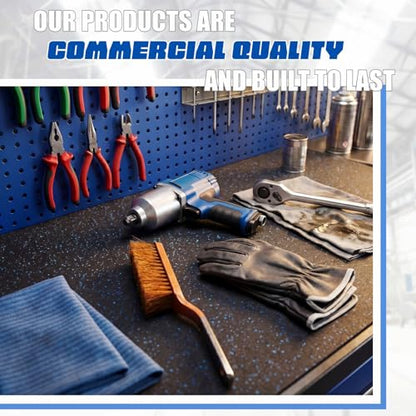 Rubber Workbench Mat 24 x 60 Inch / 5 x 2 Feet, Heavy-Duty Work Bench Mat, Shock-Absorbing, Non-Slip, Easy Clean, Cuttable, for Protect Tool Workbench from Paint Woodwork Garage Craft Build