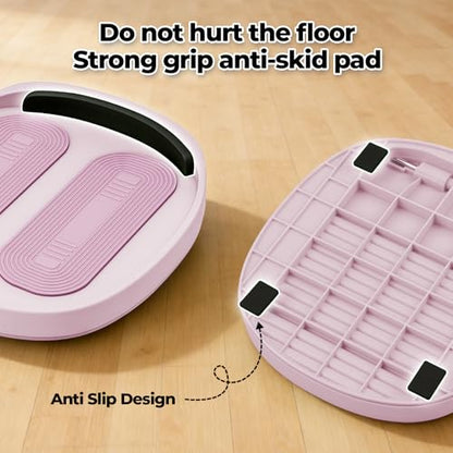 Calf stretcher slant board, 15-Level Adjustable Slant Board for Plantar Fasciitis, Shin Splints & Achilles Tendonitis, Lightweight Ankle Stretch Board for Home Gym or Travel - color: Pink