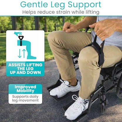 Vive Thigh Lifter Strap (2 Pack) - Pull Up Assistance Band - Medical