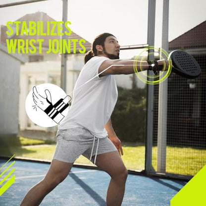 Wrist Wraps for Powerlifting & Weightlifting - Adjustable 18" Straps with Thumb Loops | Heavy Duty Wrist Support for Deadlift, Bench Press, Squats, 1 Pair