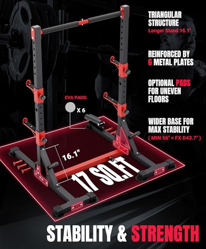 YOLEO Smith Machine & Squat Rack Combo, Multi-Functional Power Racks with Adjustable Width & Pull-Up Bar, Cable Crossover Power Cage, Independent Dual-Pulley System for Home Gym Garage Basement