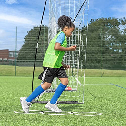 FORZA Agility Rings [12 Pack] | Speed & Agility Training Equipment for Athletes - Available in 10 Colors - color: Sky Blue