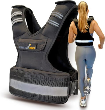 Weighted Vest for Men and Women – Adjustable 10Lb/12Lb/16Lb/20Lb -Weight Workout Vest for Strength Training, Running, Cardio, Fitness & Cross Training
