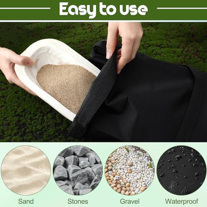 5 Packs 275 LBS Umbrella Base Weight Sandbag Sandbag for Weight