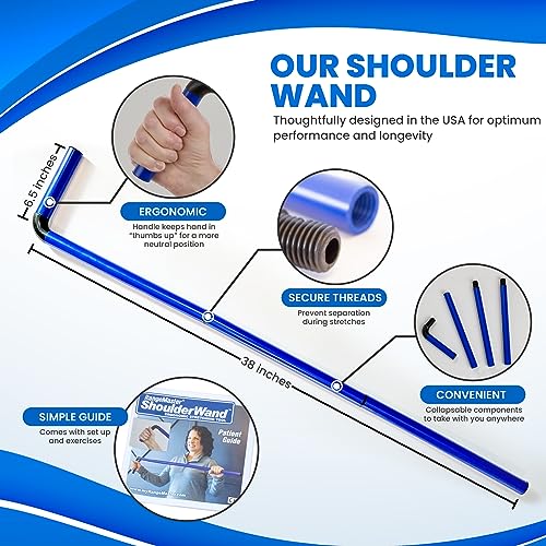 RangeMaster Pro Level All in one Shoulder Home Recovery Kit │ Shoulder Surgery Rehab│ Frozen Shoulder Exercise Kit │Guided Shoulder Recovery Kit