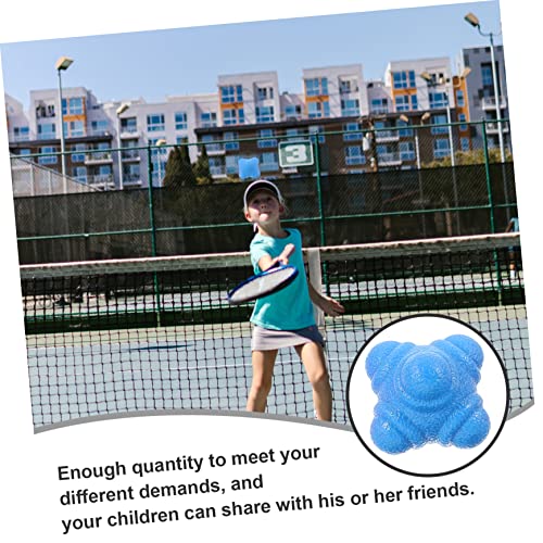 6pcs Hexagonal Reaction Balls for Agility and Speed Training Durable TPR Exercise Equipment for Hand-Eye Coordination and Reflex Development Sports