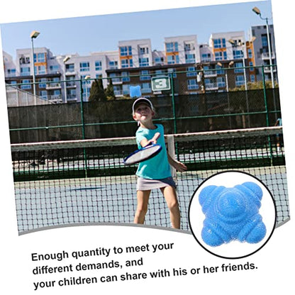 6pcs Hexagonal Reaction Balls for Agility and Speed Training Durable TPR Exercise Equipment for Hand-Eye Coordination and Reflex Development Sports
