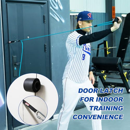 SunNordik Resistance Bands for Pitchers, Baseball & Softball Training Equipment for Improving Arm Strength & Pitching Training, Baseball Pitching Bands for All Skill Levels - style: High School Level (20LB)