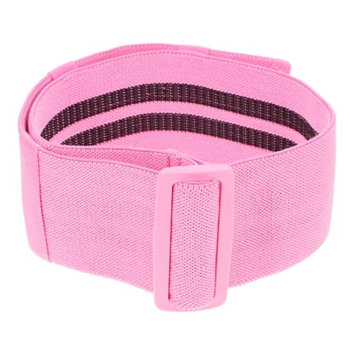 FOMIYES Resistance Band Workout Bands Adjustable Resistance Band for Legs and Hip Non- Fabric Exercise Bands for Fitness Squat Workout Pink - color: Pink